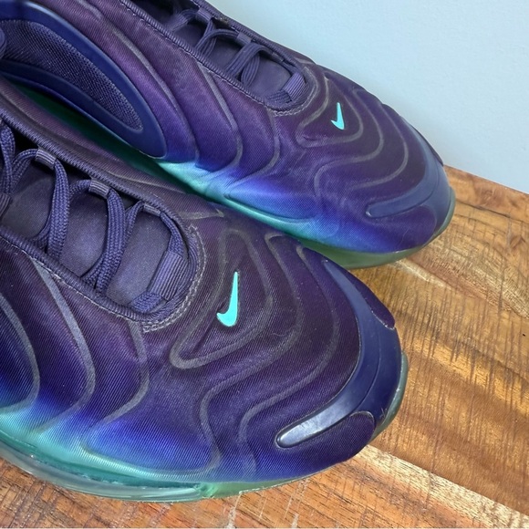Nike Air Max 720 Purple and Green Sneakers, Men’s 13 - Picture 3 of 8